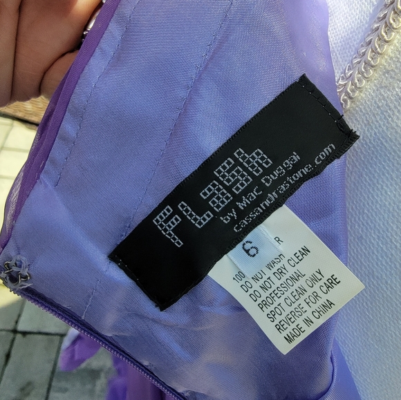 Purple prom formal gown - Picture 5 of 10